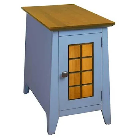 Chairside Table with Door